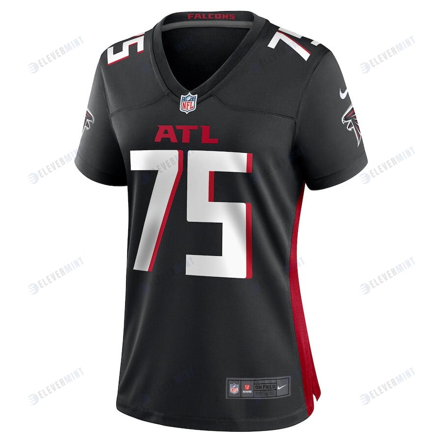 Eli Ankou 75 Atlanta Falcons Women Game Jersey - Black