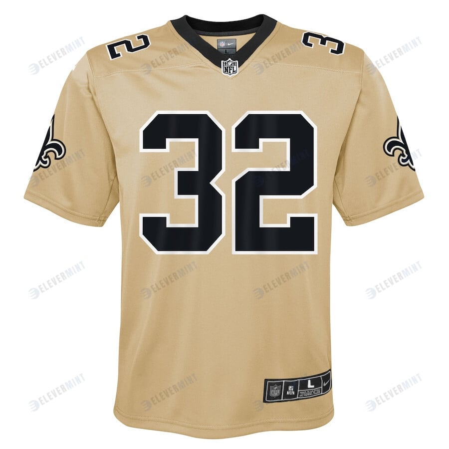 Tyrann Mathieu 32 New Orleans Saints Youth Inverted Game Jersey - Gold