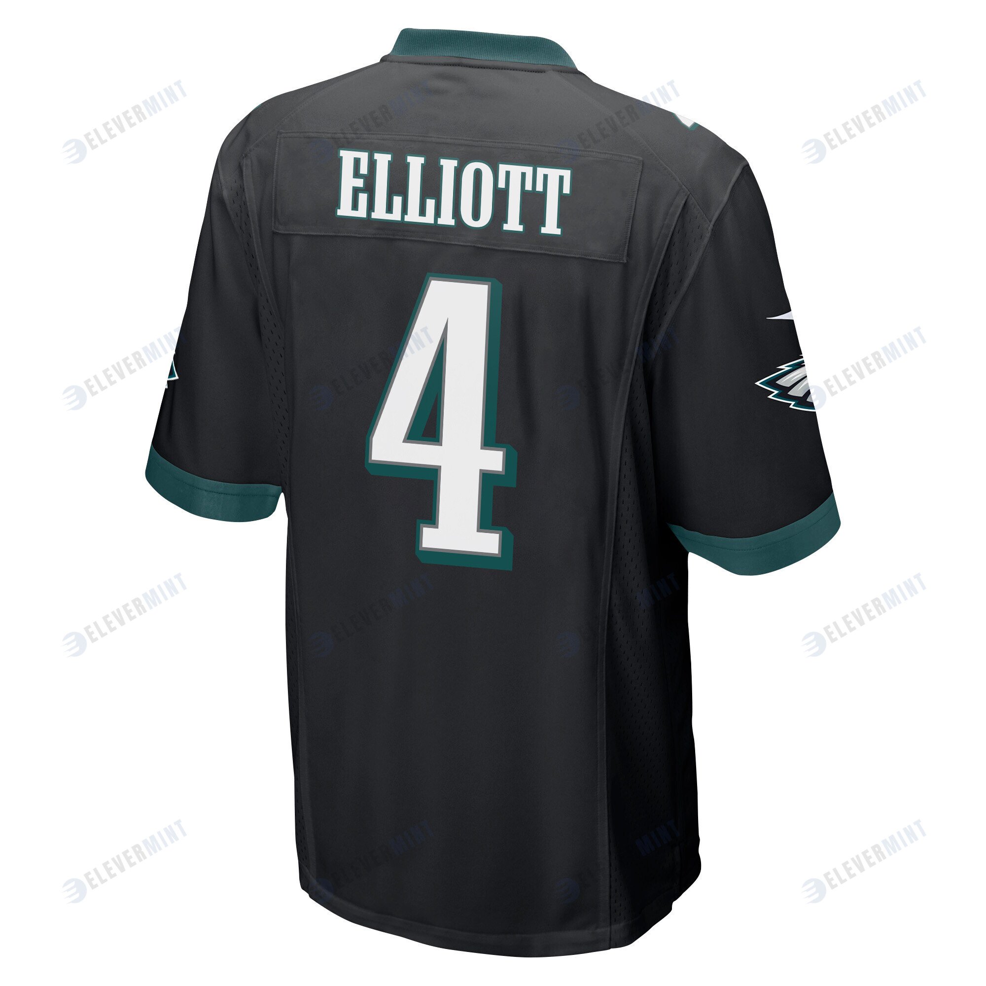 Jake Elliott 4 Philadelphia Eagles Super Bowl LVII Champions 2 Stars Men Game Jersey - Black