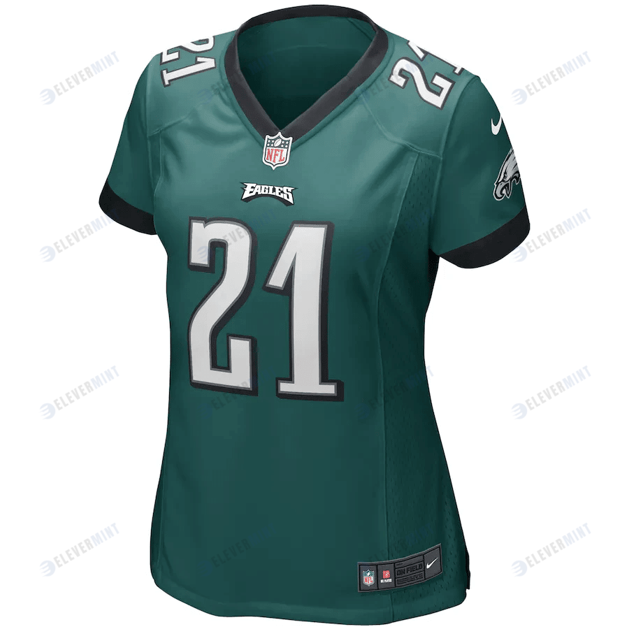 Eric Allen 21 Philadelphia Eagles Women's Game Retired Player Jersey - Midnight Green
