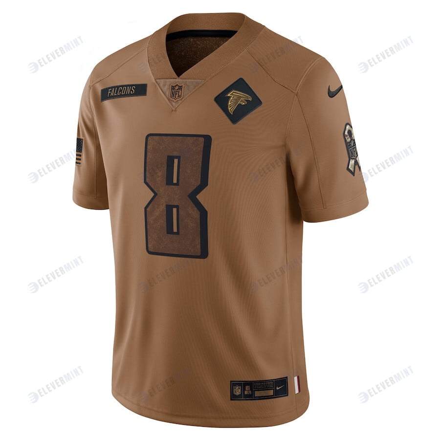 Kyle Pitts 8 Atlanta Falcons Men 2023 Salute To Service Limited Jersey - Brown