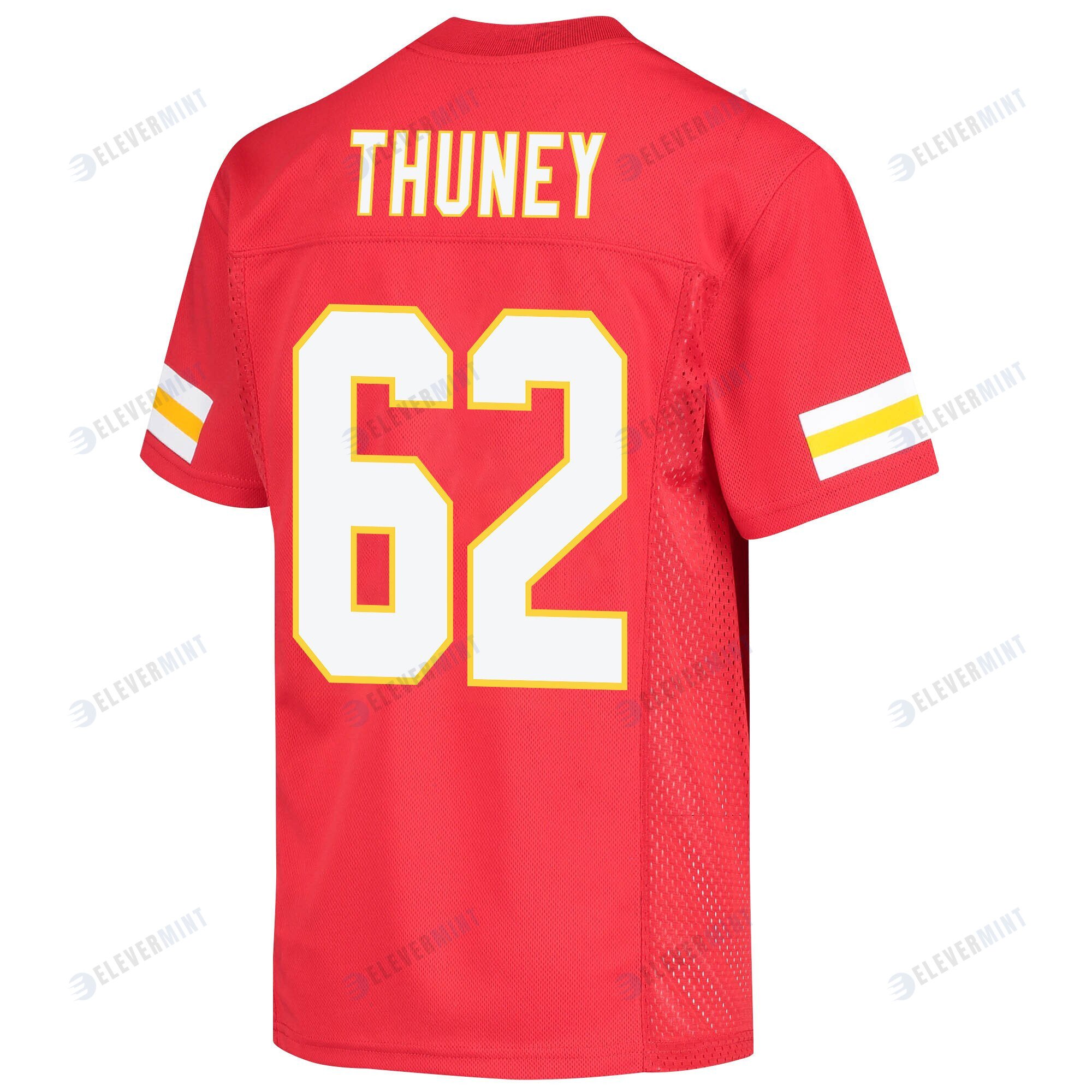Joe Thuney 62 Kansas City Chiefs Super Bowl LVII Champions Youth Game Jersey - Red