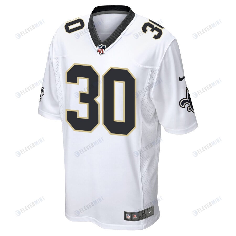 Jamaal Williams 30 New Orleans Saints Men Game Jersey - White
