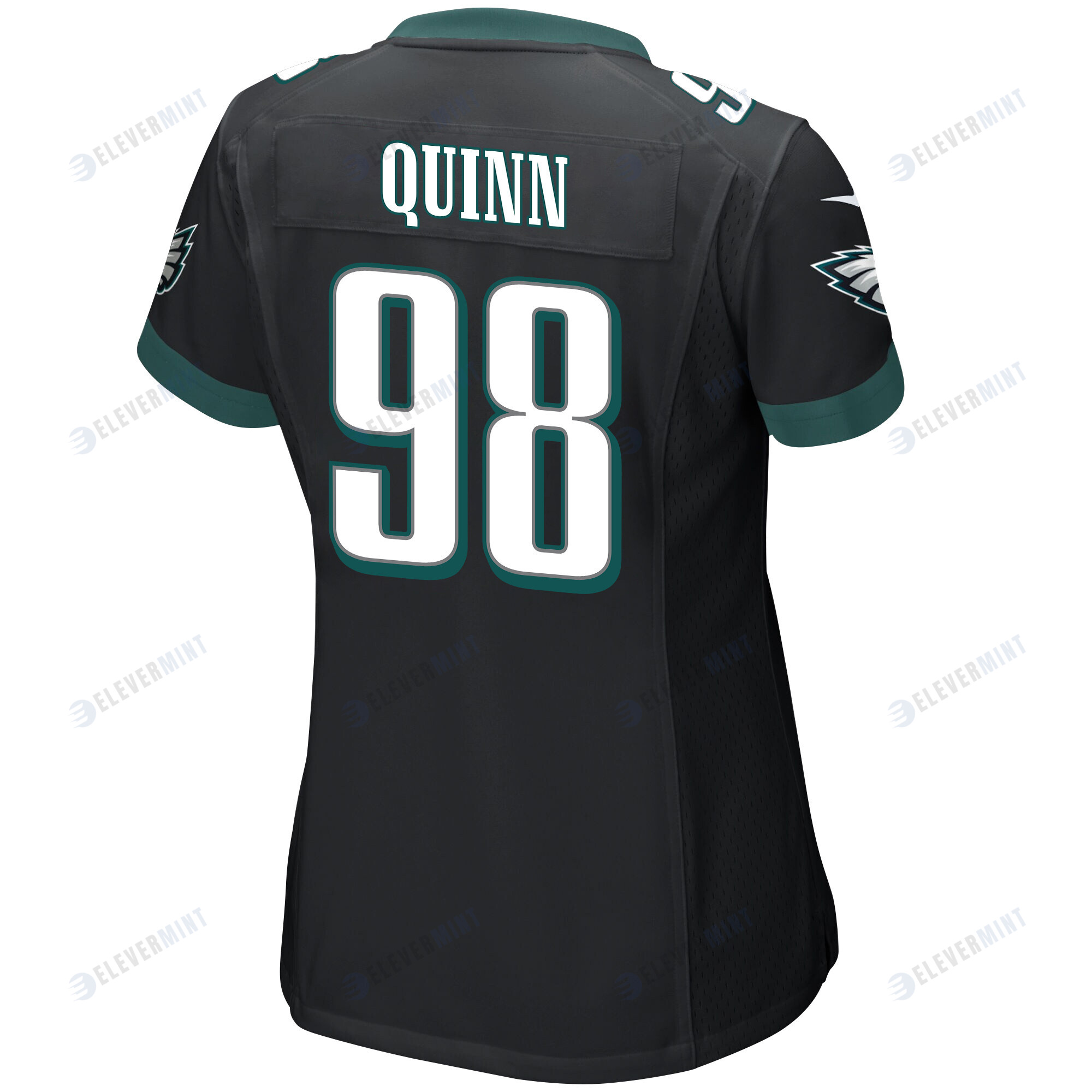 Robert Quinn 98 Philadelphia Eagles Super Bowl LVII Champions 2 Stars Women Game Jersey - Black