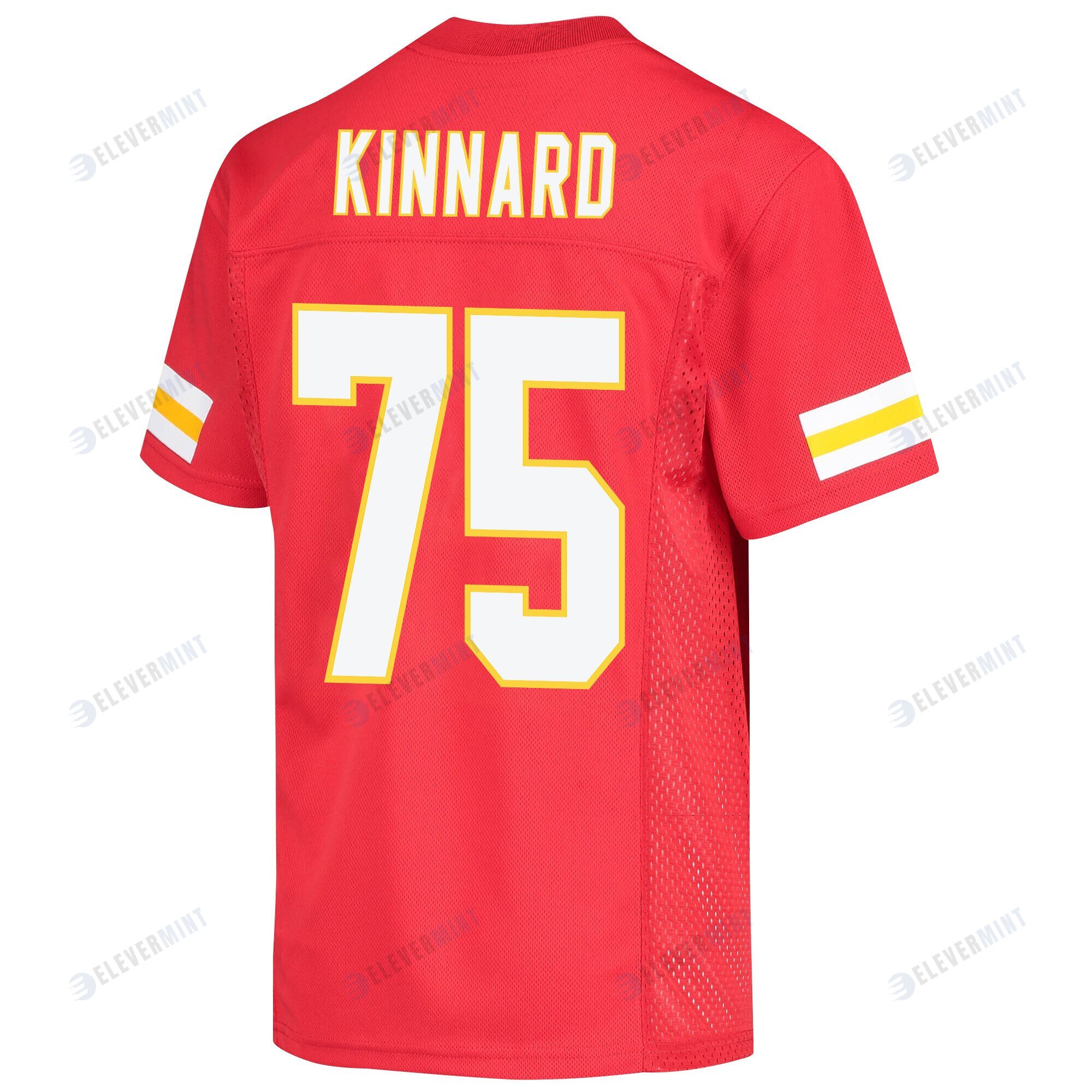 Darian Kinnard 75 Kansas City Chiefs Super Bowl LVII Champions Youth Game Jersey - Red