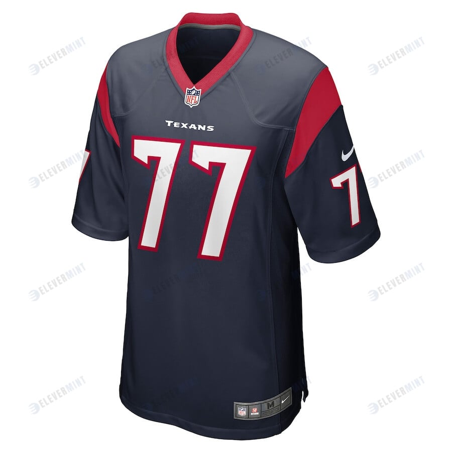 Kilian Zierer 77 Houston Texans Team Game Men Jersey - Navy