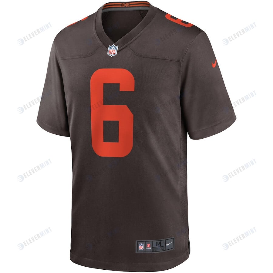 Baker Mayfield 6 Cleveland Browns Men's Alternate Game Jersey - Brown