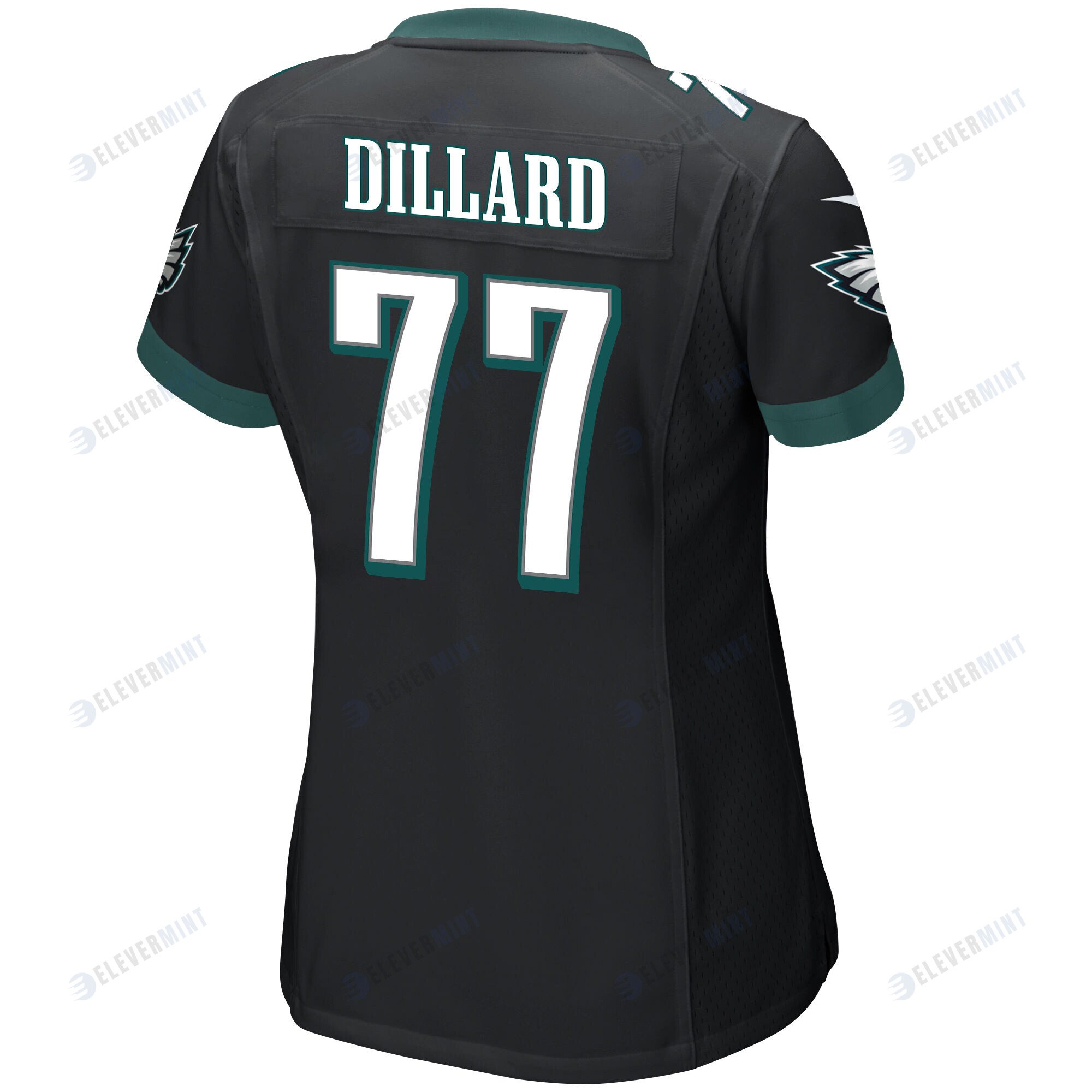 Andre Dillard 77 Philadelphia Eagles Super Bowl LVII Champions 2 Stars Women Game Jersey - Black