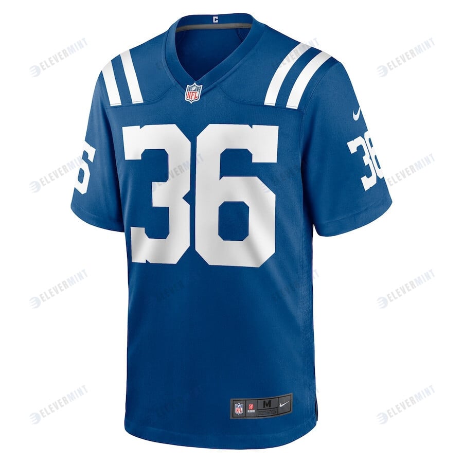 Henry Black 36 Indianapolis Colts Men Team Game Jersey - Royal