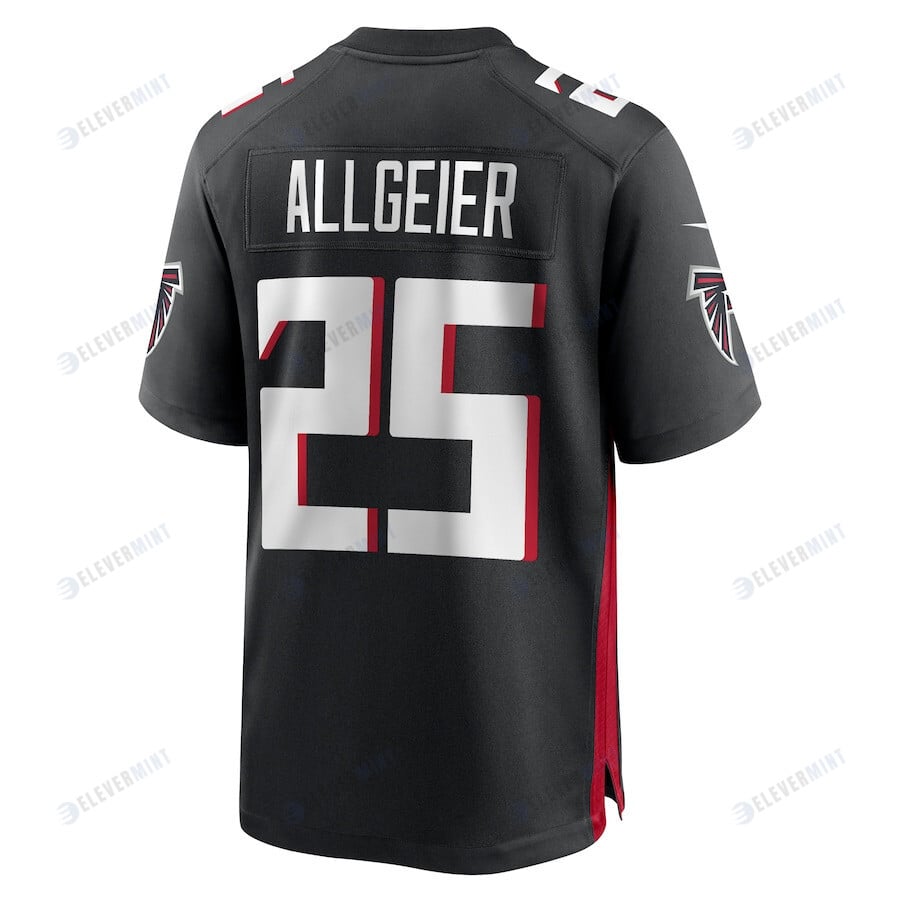 Tyler Allgeier 25 Atlanta Falcons Men's Game Jersey - Black