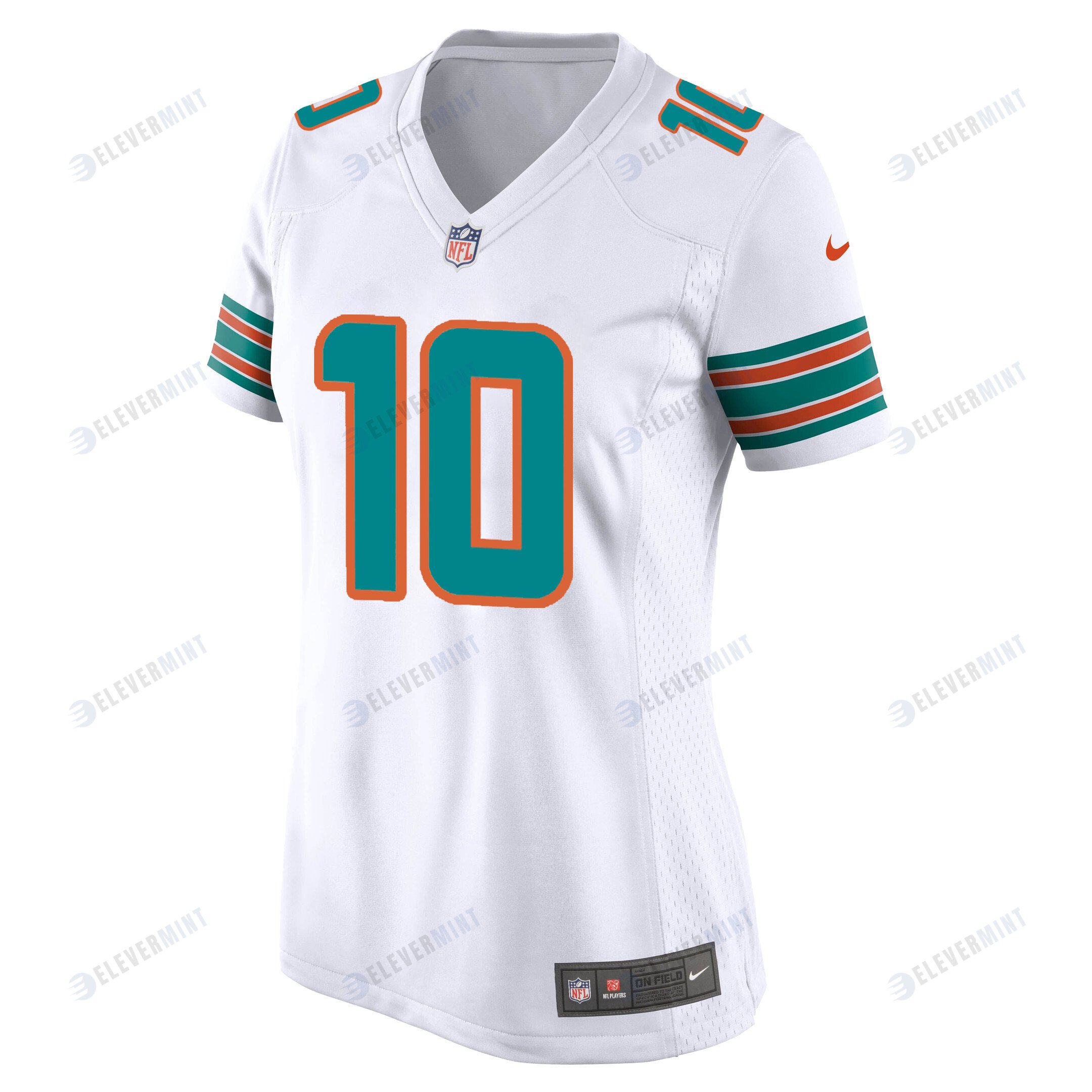 Tyreek Hill 10 Miami Dolphins Alternate Game Women Jersey - White Jersey