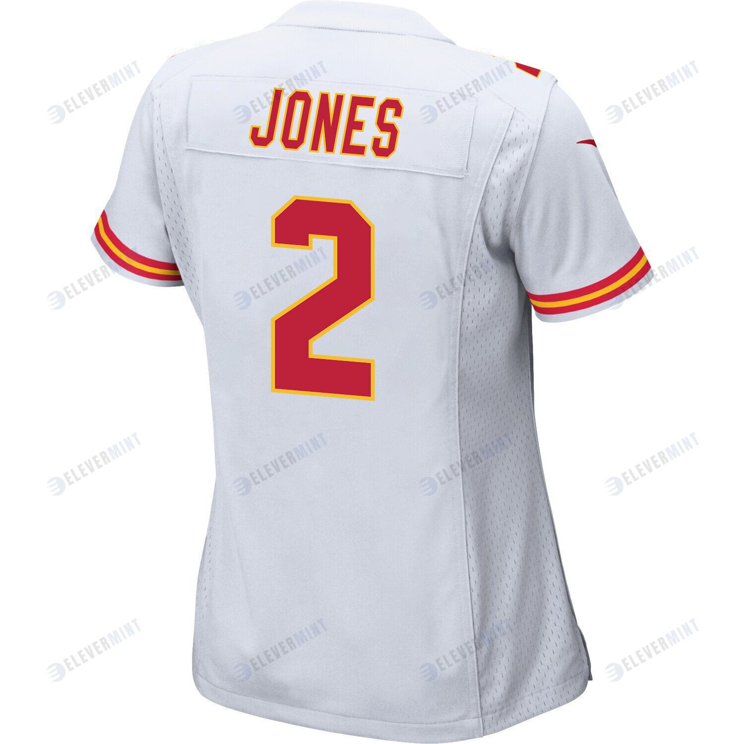 Ronald Jones 2 Kansas City Chiefs Super Bowl LVII Champions 3 Stars Women Game Jersey - White