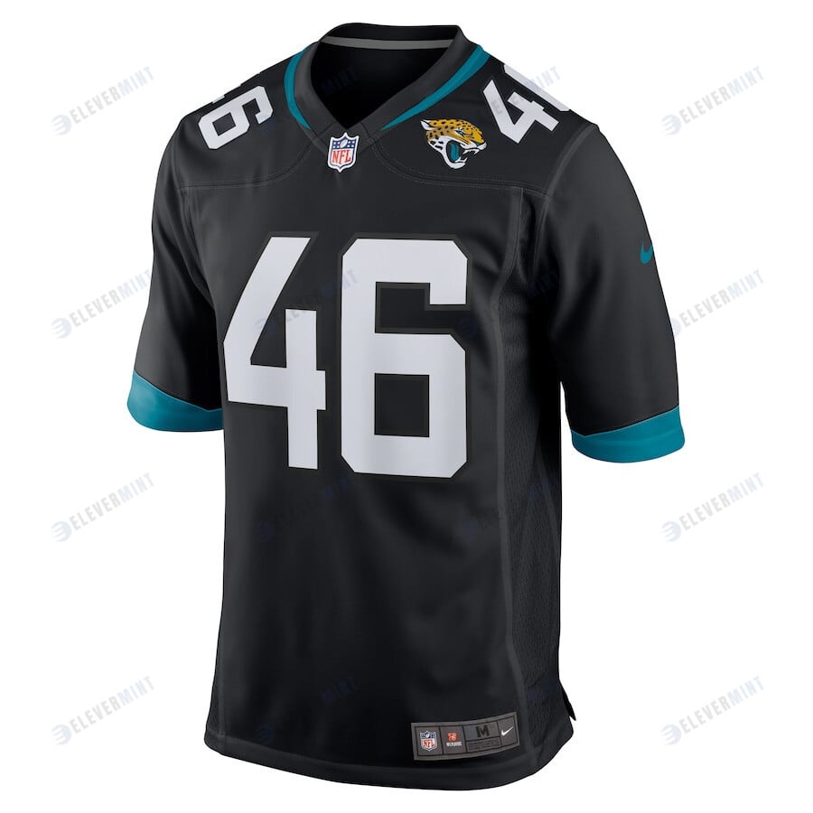 Ross Matiscik 46 Jacksonville Jaguars Men's Game Jersey - Black