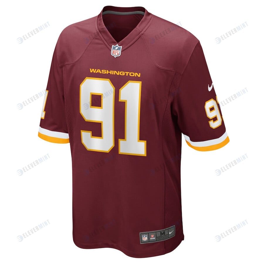 Ryan Kerrigan 91 Washington Commanders Football Team Men Game Jersey - Burgundy