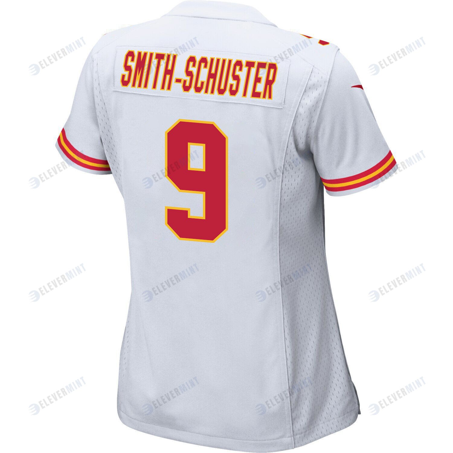 JuJu Smith-Schuster 9 Kansas City Chiefs Super Bowl LVII Champions 3 Stars Women Game Jersey - White