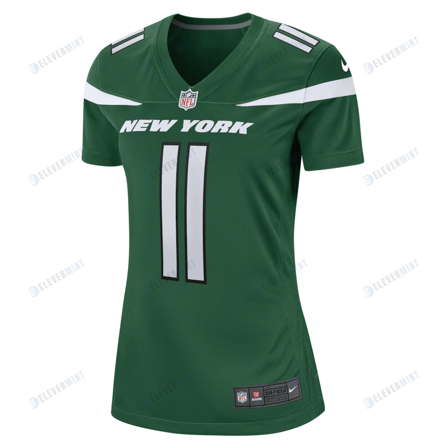 Jermaine Johnson II 11 New York Jets Women's Game Jersey - Gotham Green