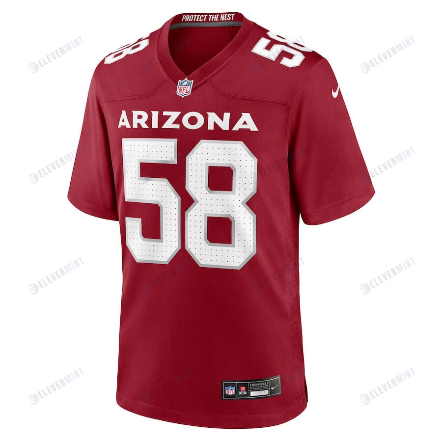 Tyreek Maddox-Williams 58 Arizona Cardinals Men Game Jersey - Cardinal