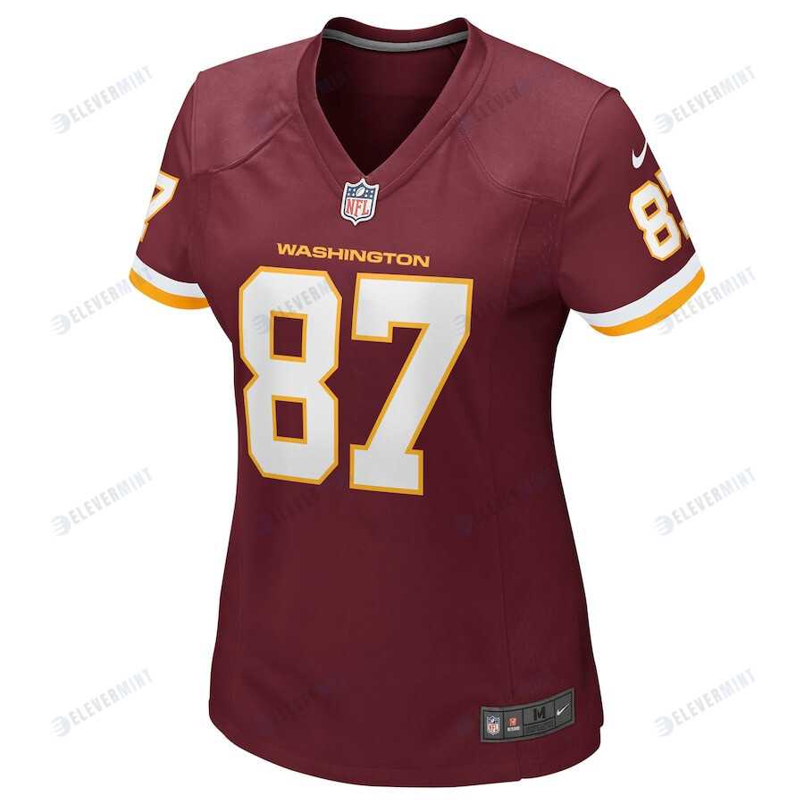 Jeremy Sprinkle 87 Washington Commanders Football Team Women Game Jersey - Burgundy