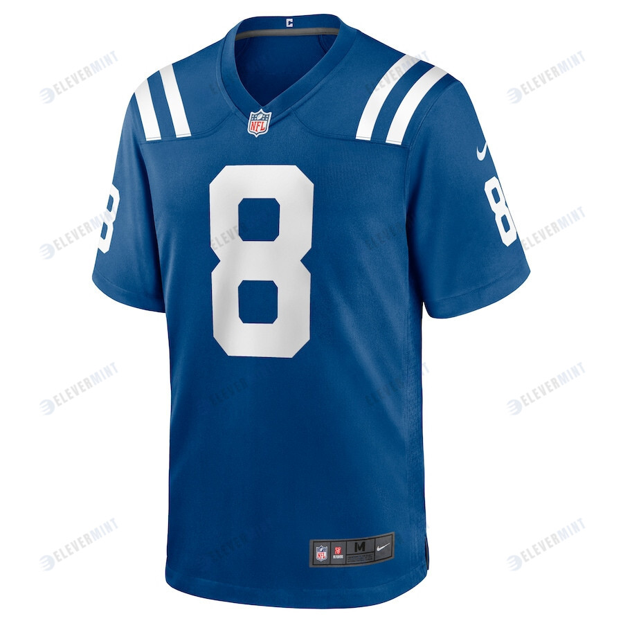 Rigoberto Sanchez 8 Indianapolis Colts Men Game Jersey - Royal