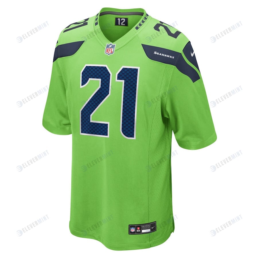 Devon Witherspoon 21 Seattle Seahawks Men Game Jersey - Neon Green