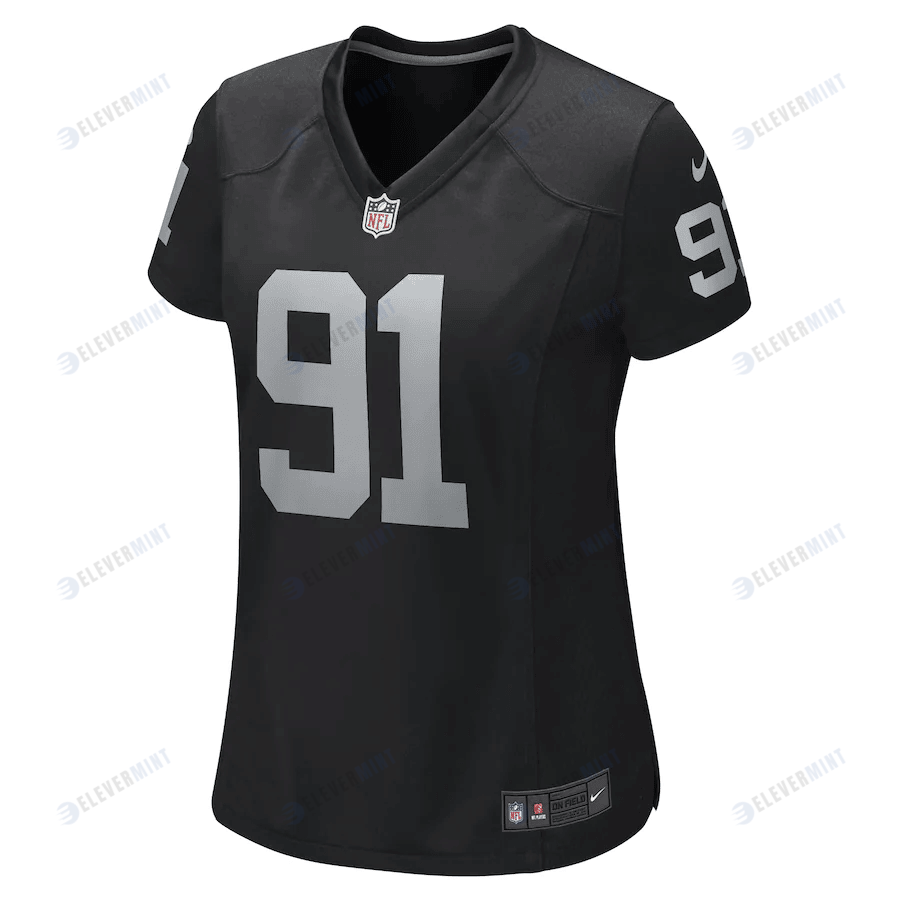 Bilal Nichols Las Vegas Raiders Women's Game Player Jersey - Black