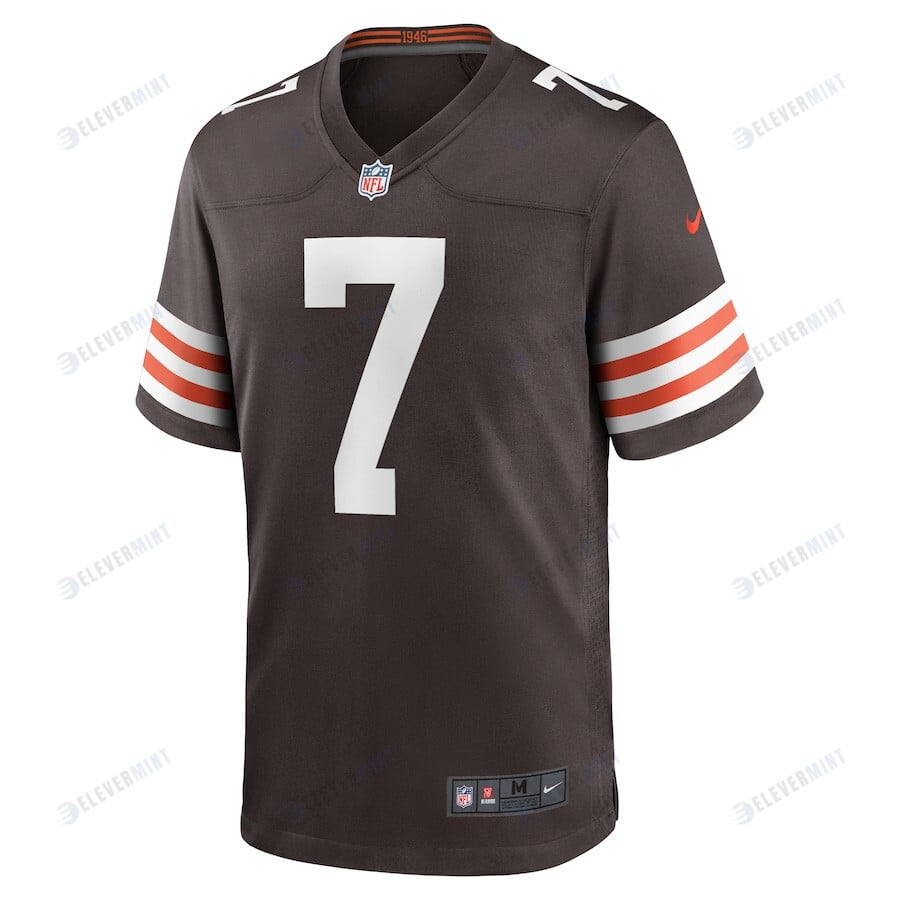 Dustin Hopkins 7 Cleveland Browns Men Team Game Jersey - Brown