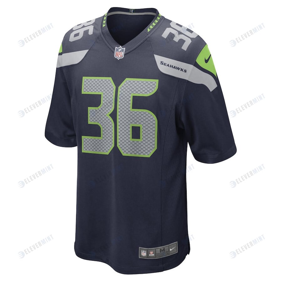 Darwin Thompson Seattle Seahawks Game Player Jersey - College Navy