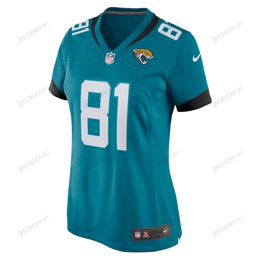 R. Jay Soward 81 Jacksonville Jaguars Women's Retired Team Game Jersey - Teal