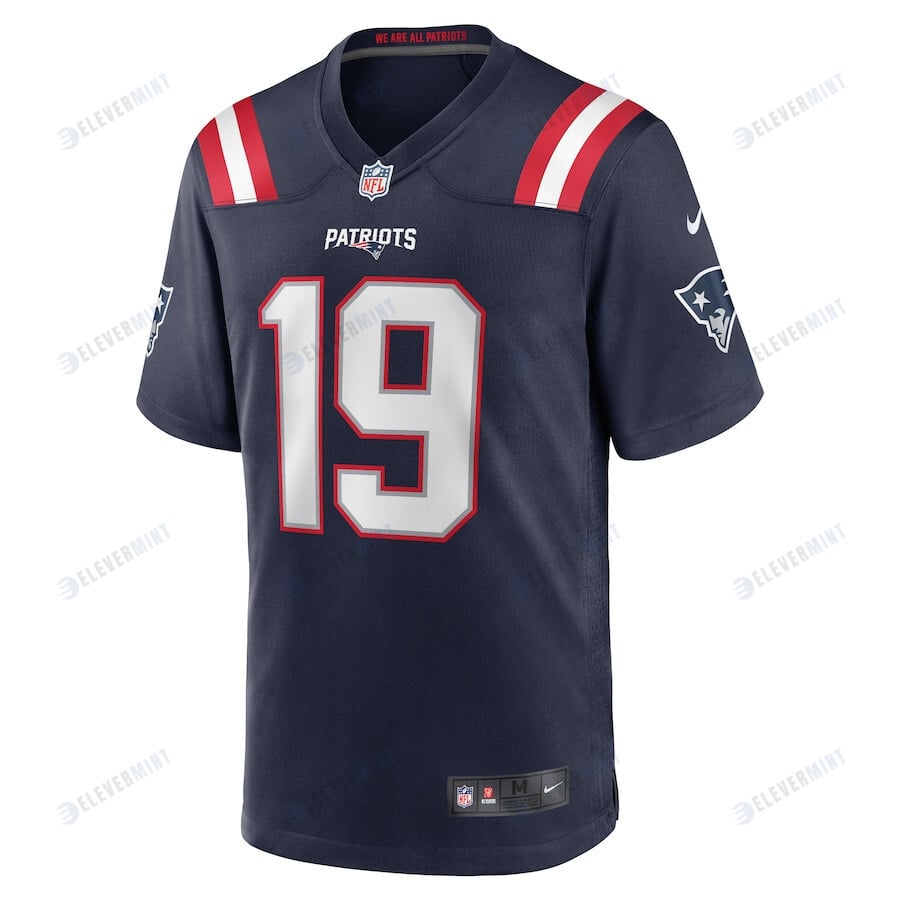 Matt Corral 19 New England Patriots Men Team Game Jersey - Navy