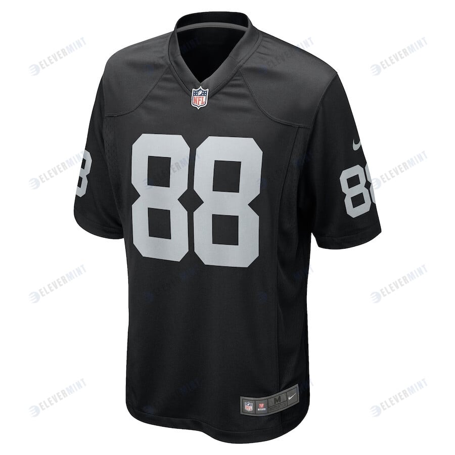 Jacob Hollister 88 Las Vegas Raiders Game Player Jersey - Black