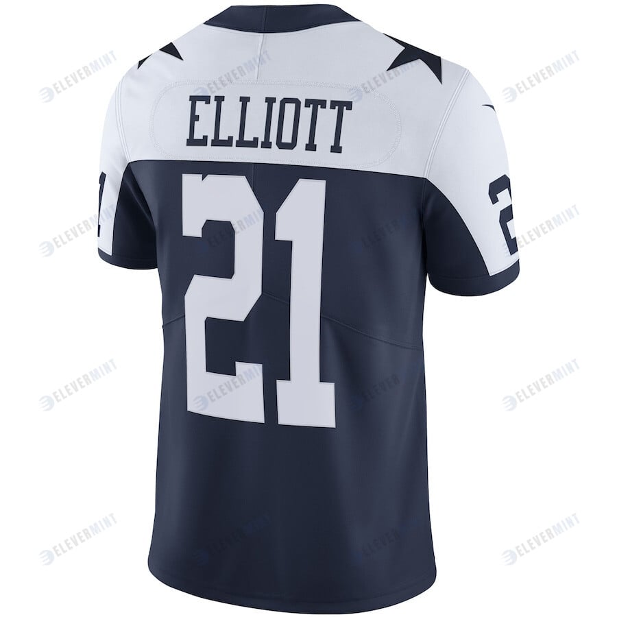 Ezekiel Elliott Dallas Cowboys Alternate Vapor Limited Jersey - Navy
