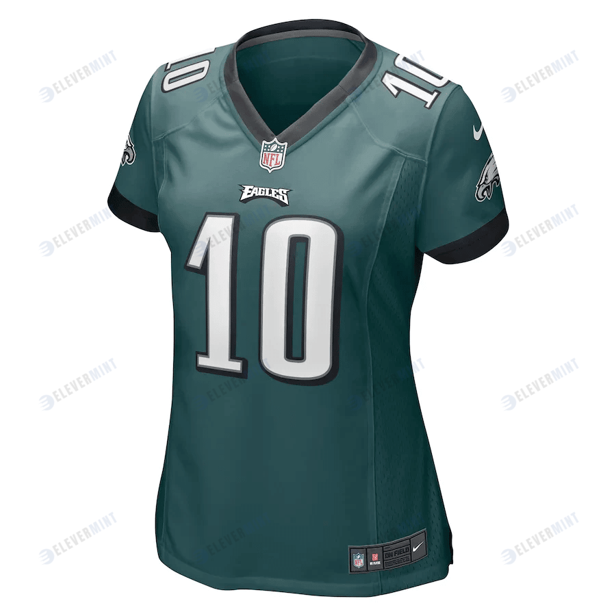 Gardner Minshew II 10 Philadelphia Eagles Women's Game Player Jersey - Midnight Green