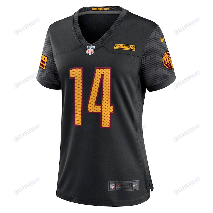 Sam Howell 14 Washington Commanders Women's Alternate Game Jersey - Black