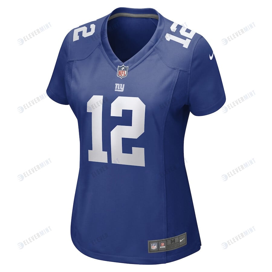 Davis Webb New York Giants Women's Game Player Jersey - Royal