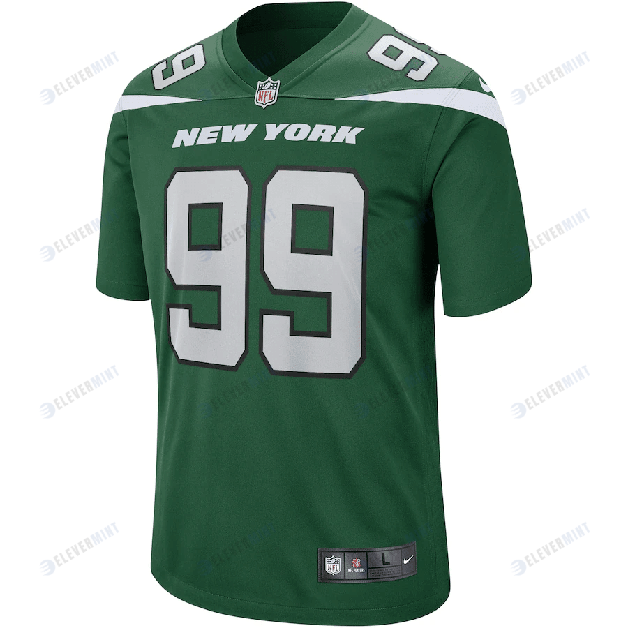 Mark Gastineau 99 New York Jets Game Retired Player Jersey - Gotham Green