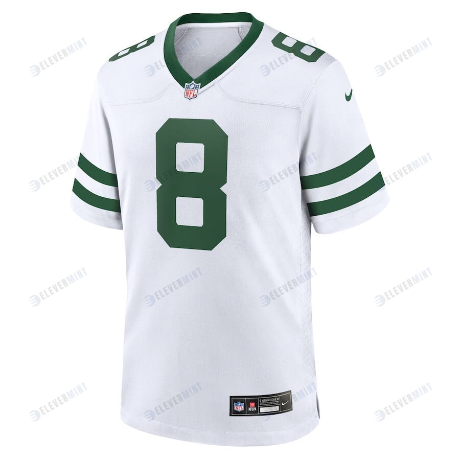 Aaron Rodgers 8 New York Jets Legacy Game Men Jersey - White