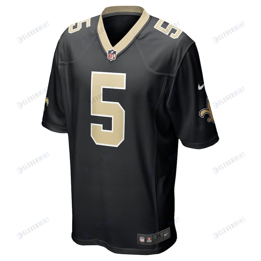 Lynn Bowden Jr. 5 New Orleans Saints Men's Game Jersey - Black