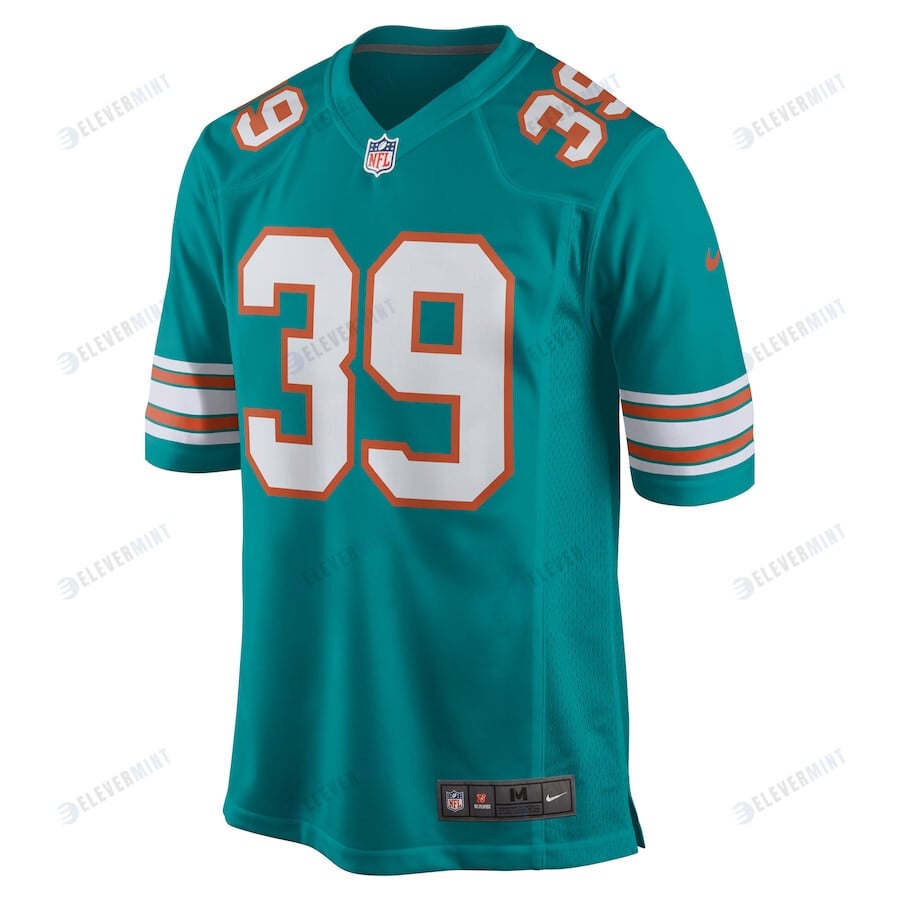 Larry Csonka 39 Miami Dolphins Men Retired Jersey - Aqua