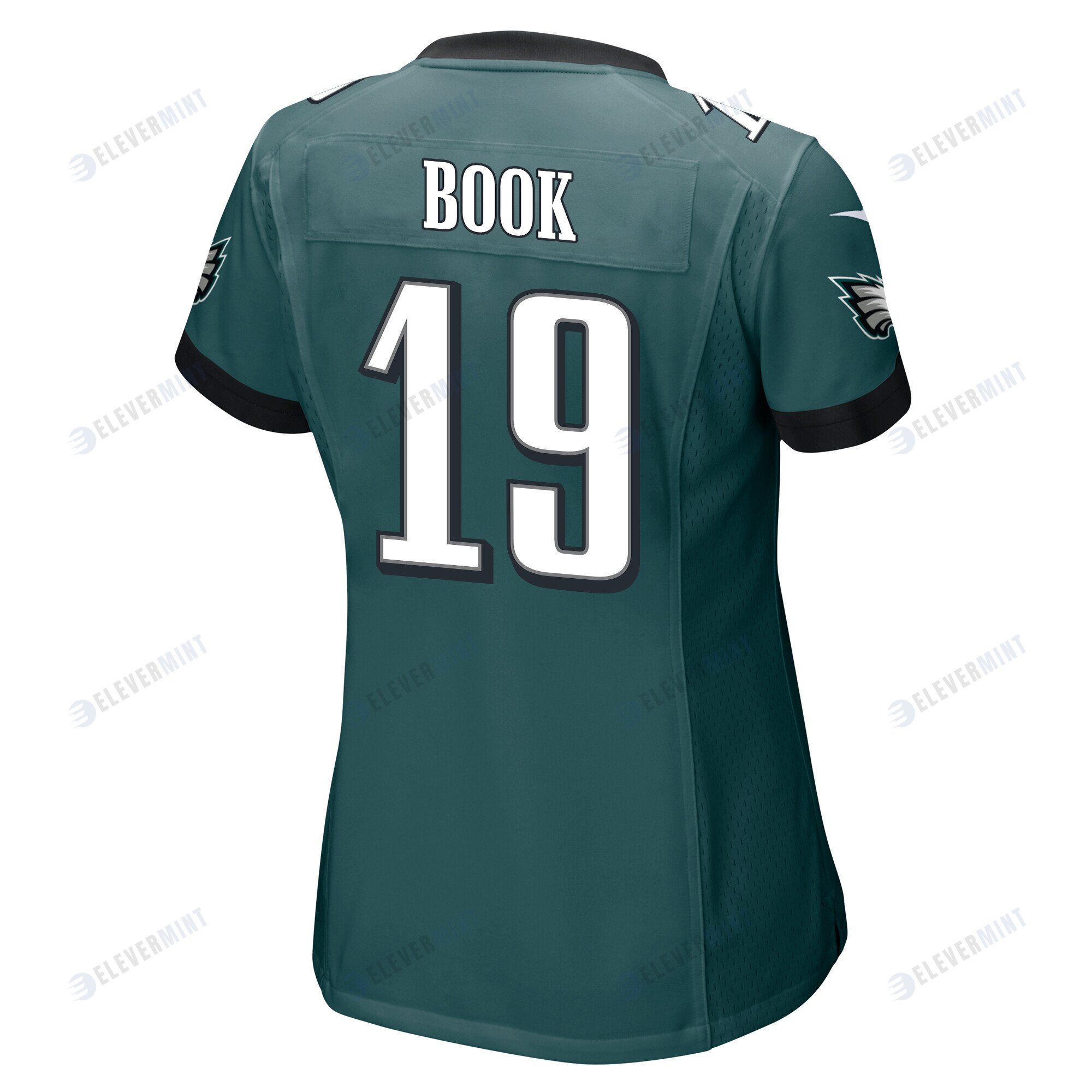 Ian Book 19 Philadelphia Eagles Super Bowl LVII Champions Women Game Jersey - Midnight Green