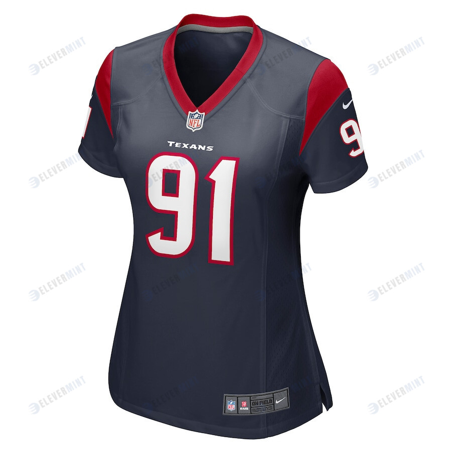 Roy Lopez 91 Houston Texans Women's Game Jersey - Navy