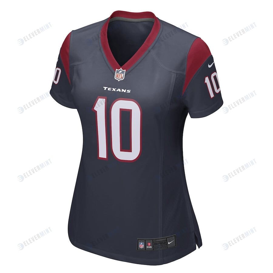 DeAndre Hopkins 10 Houston Texans Women's Game Jersey - Navy