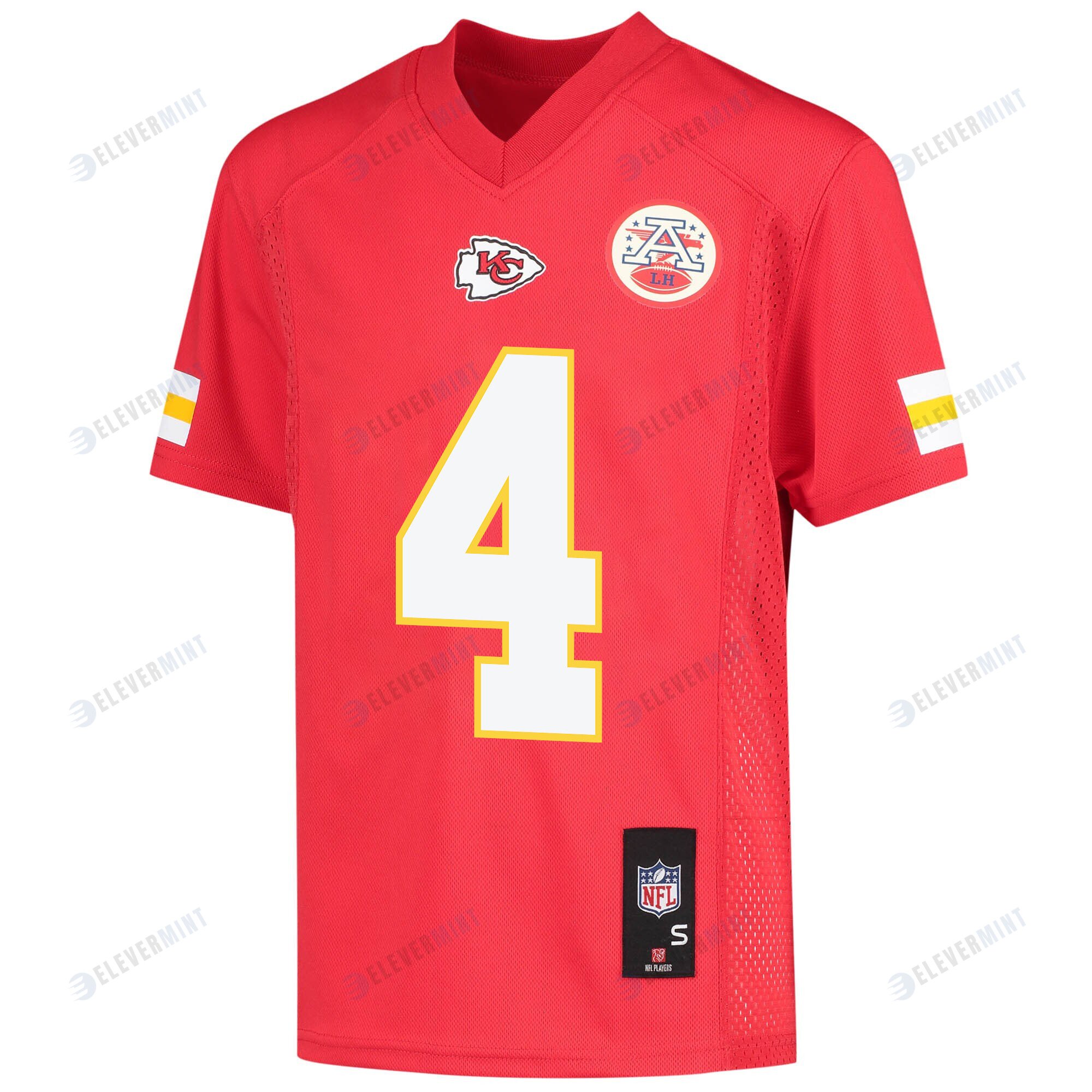 Rashee Rice 4 Kansas City Chiefs Game Jersey - Youth, Red