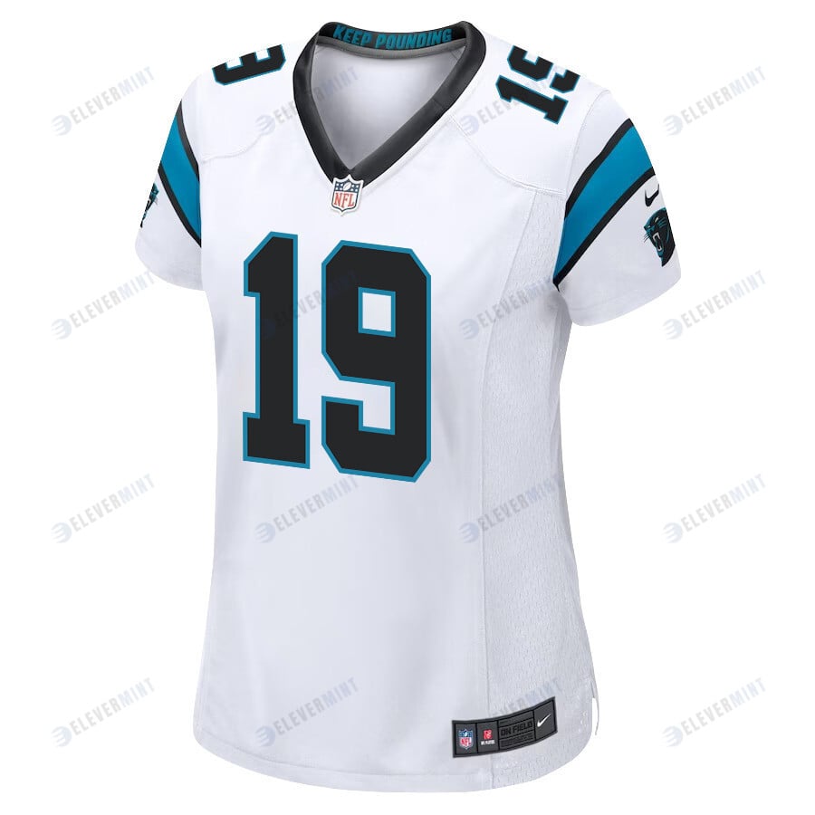 Adam Thielen 19 Carolina Panthers Women Game Jersey - White