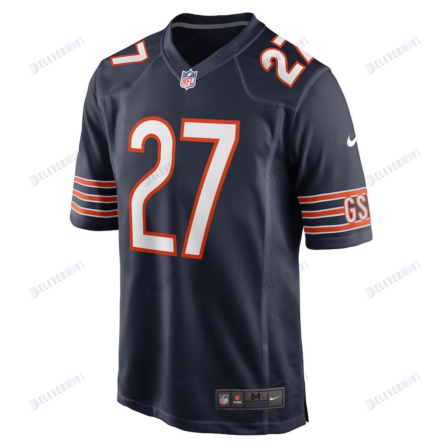 Greg Stroman 27 Chicago Bears Men Team Game Jersey - Navy