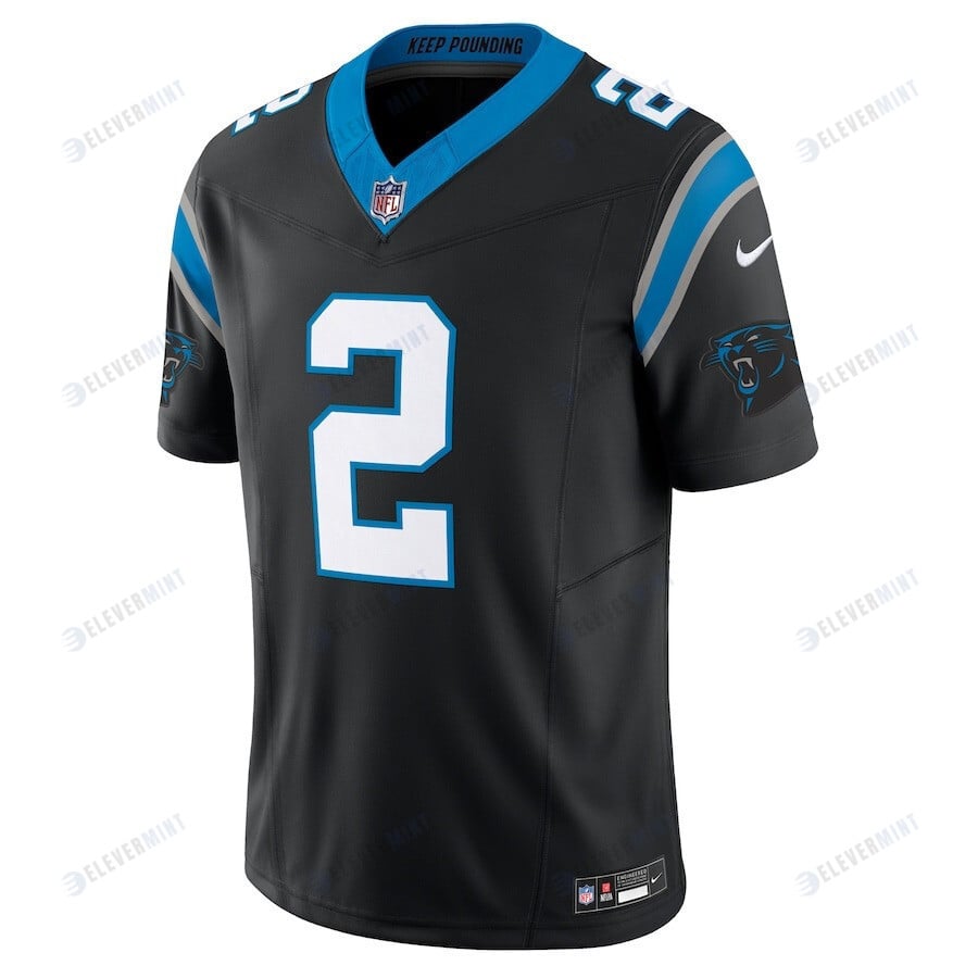 D.J. Moore 2 Carolina Panthers Vapor F.U.S.E. Limited Jersey - Black