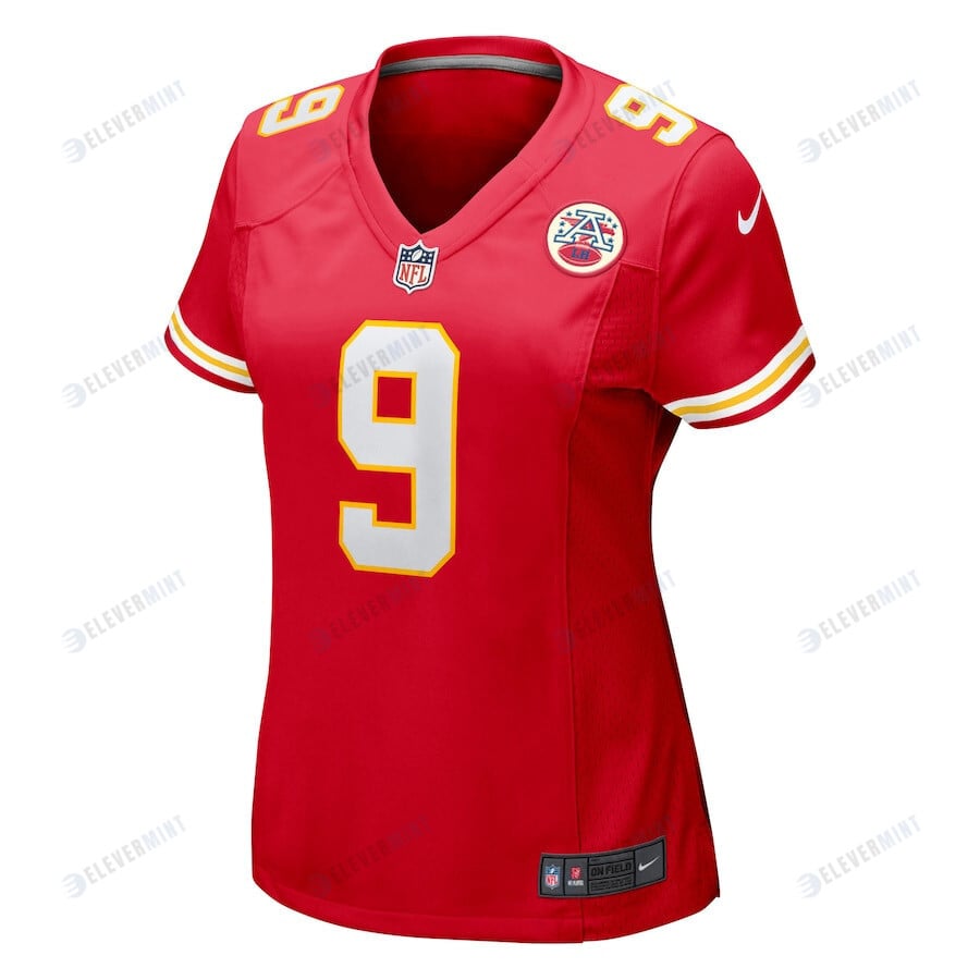 JuJu Smith-Schuster 9 Kansas City Chiefs Game Women Jersey - Red Jersey