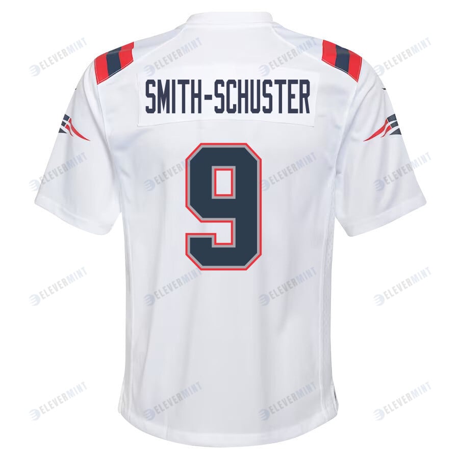 JuJu Smith-Schuster 9 New England Patriots Youth Game Jersey - White