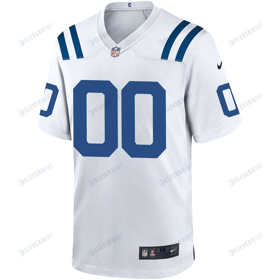 Indianapolis Colts Custom Game Jersey - White