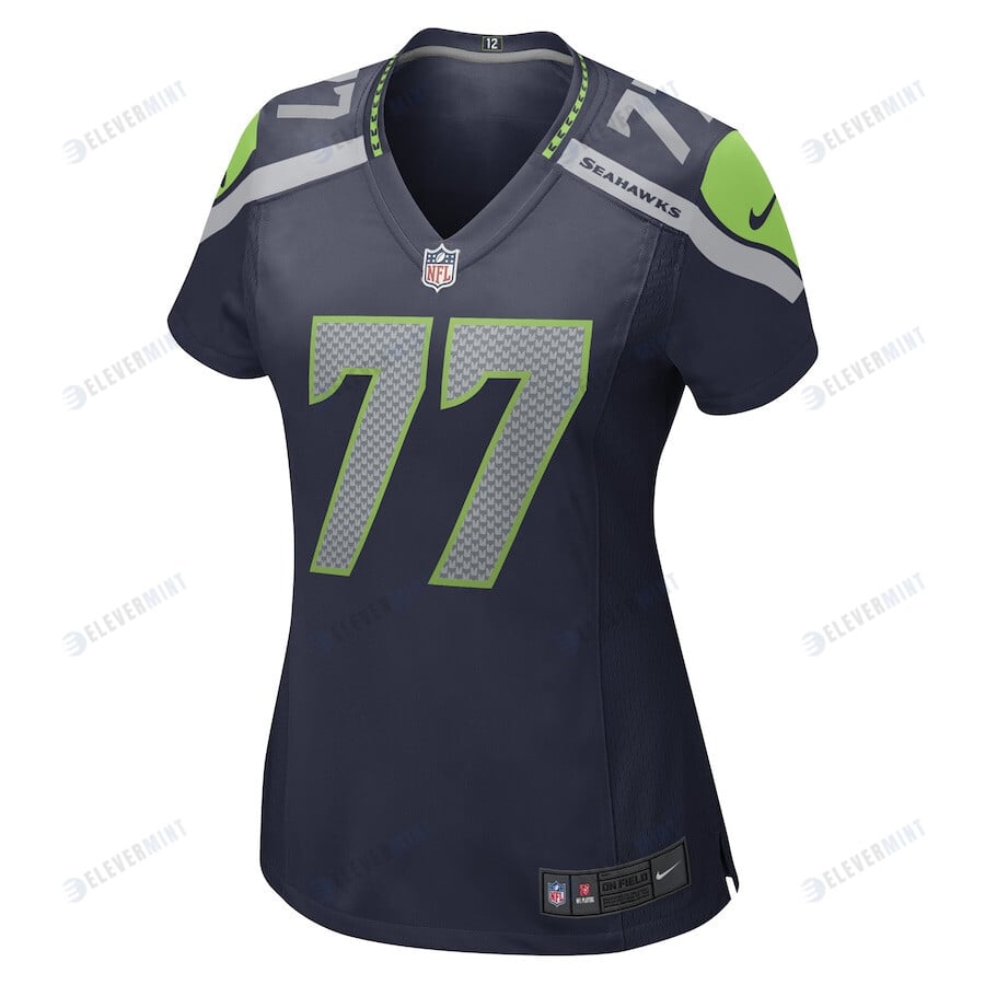 Quinton Jefferson Seattle Seahawks Women's Game Player Jersey - College Navy