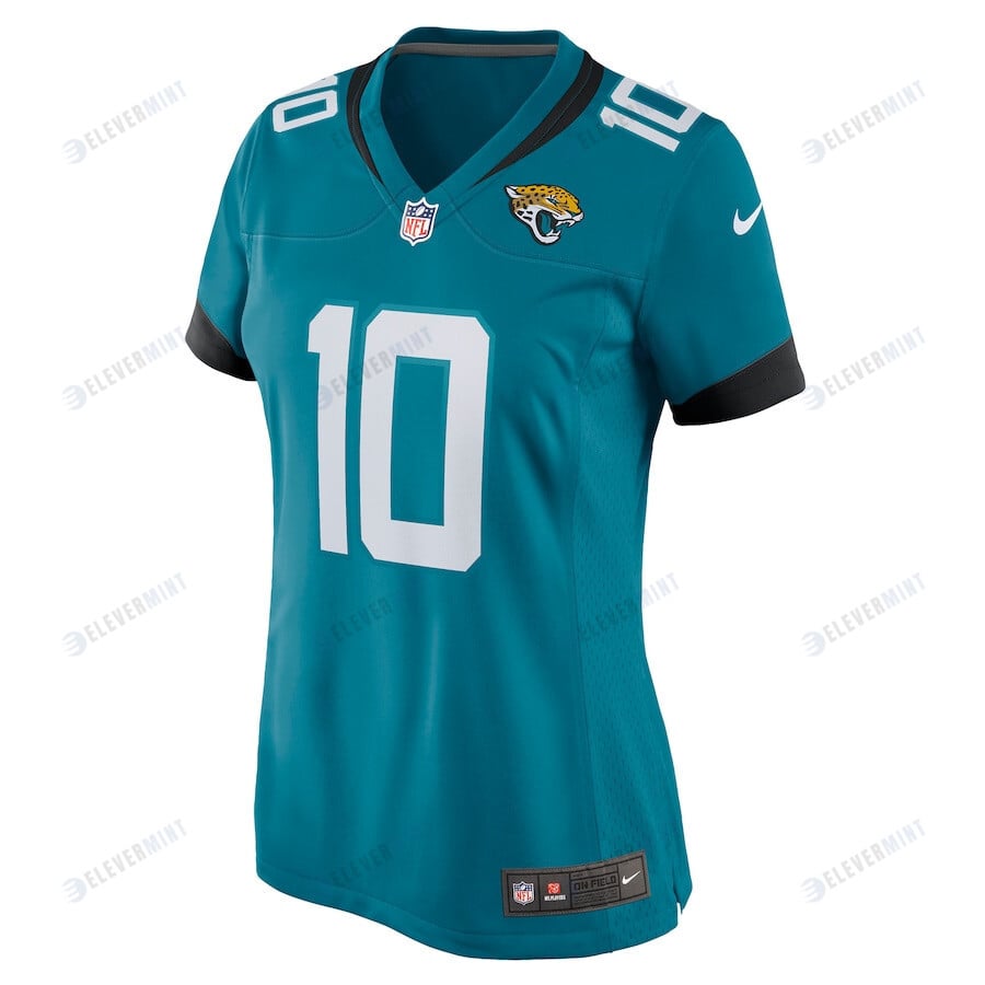 Laviska Shenault Jr. 10 Jacksonville Jaguars Women's Game Jersey - Teal
